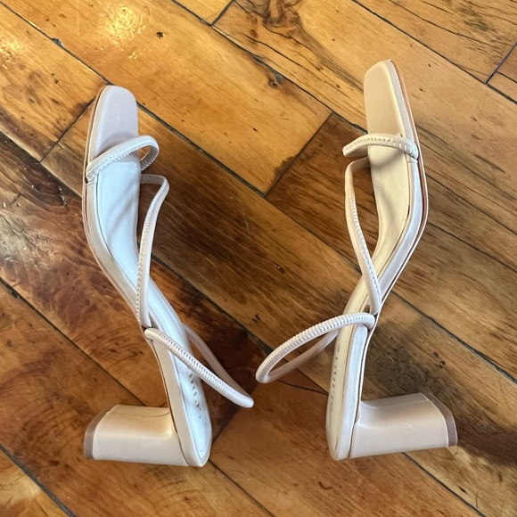 Chessie Mid Nappa Leather Sandal nude size 8 - Picture 3 of 5